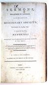 TRAVEL  LONDON MISSIONARY SOCIETY. Sermons preached . . . at the Formation of the Missionary Society.  1795